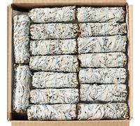 BLUE RIVER SAGE 20 Pack White Sage Smudge Sticks ~ 4-Inch Sustainably Grown Sage Bundles for Smudging, Ceremony, Spiritual Use, Home & Office Cleansing or Smoke Cleanse
