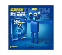 (blue) Roblox Rainbow Friends Doors Building Blocks Toy