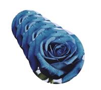 blue rose blooms Car Air Freshener Cards for Women Men 4 Pack Cute Car Accessories Long Lasting Scent Car Diffuser Hanging Auto Aromatherapy Tablets Car Fresheners Gifts