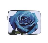 Blue Rose Blooms Laptop Case 15 inch, Shockproof Protective Computer Sleeve Cover Water Resistant Laptop Bag Carrying Tablet Cover Briefcase Handbags Gifts for Men Women