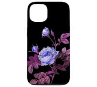 Blue Rose Grunge Flower Garden Case for iPhone 13