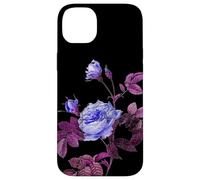 Blue Rose Grunge Flower Garden Case for iPhone 14 Plus