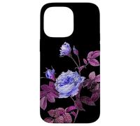 Blue Rose Grunge Flower Garden Case for iPhone 14 Pro Max