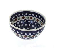Blue Rose Polish Pottery Nature Dessert Bowl