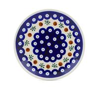 Blue Rose Polish Pottery Nature Saucer
