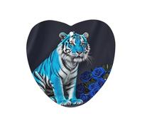 Blue Rose Tiger Car Air Freshener Hanging, Long Lasting Scented Car Aromatherapy Tablets, Love form Fragrance Scented Cards for Vehicles, Bedroom, Wardrobe White-style