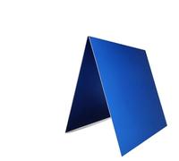 Blue Sandblasted Anodized Aluminum Plate With A Thickness Of 0.8/1/1.5/2mm(200X300X2.0mm 1pcs)