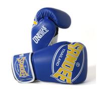Blue Sandee Boxing Gloves with Yellow lettering Cool Tec 14oz
