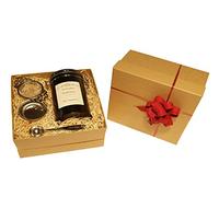 Blue Sapphire Tea Gift Set Black Loose Leaf Wrapped 100g in Caddy with Tea Strainer and Measuring Spoon by TeaCakes of Yorkshire