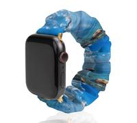 Blue Sea Ocean Watch Band Compatible with IWatch Bands Series 6 5 4 3 2 1 Elastic Replacement Wristband