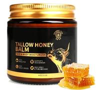 Blue Sea Sky Beef Tallow for Skin Handmade Whipped Beef Tallow for Face Cream Body Face Moisturizer with Organic Grass-Fed Beef Tallow and Honey Balm Natural Formula for Dry & Sensitive Skin