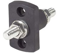 Blue Sea Systems 2203 Term Feed Through Stud 3/8" BLK, Black