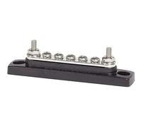 Blue Sea Systems 2304 100 Amp Mini BusBar with 5 screws, One size, Without Cover, Black