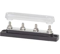 Blue Sea Systems 2307 150 Amp Common BusBar with 4 studs and a cover, With Cover, 150A