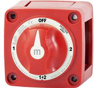 Blue Sea Systems 6007 m-Series Battery Switch Selector 4 Position, Red
