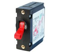 Blue Sea Systems 7209 A-Series Red Toggle Circuit Breaker - Single Pole 15A
