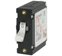 Blue Sea Systems 7230 A-Series White Toggle Circuit Breaker - Single Pole 50A