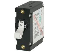 Blue Sea Systems 7299 A-Series White Toggle Single Pole 8A Circuit Breaker