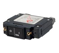 Blue Sea Systems Blue Sea 7549 C-Series Flat Rocker Circuit Breaker - Single Pole - 100A