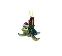 Blue Sea Turtle Beach Ocean Coastal Christmas Tree Hanging Ornament Decoration Decor