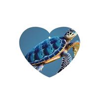 Blue Sea Turtle Pint Printing 10 Pcs Car Air Freshener Hanging Sheets Scented Hanging Sheets With Rope For Home