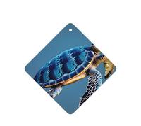 Blue Sea Turtle Pint Printing 10 Pcs Car Air Freshener Hanging Sheets Scented Hanging Sheets With Rope For Home