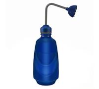 Blue Seedling Watering Can, Squeeze Small Watering Can 450ml, Two Watering Modes, Plastic Cleaning Bottle Supplies Suitable for Plants Indoors and Outdoors