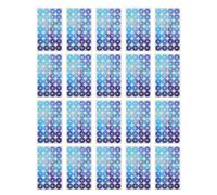 Blue Self Adhesive Paper Hole Protectors for Binder Pages | Reinforces Loose Leaf Sheets, Supports Spiral Notebooks, Document Archiving and Library Storage, for Students and Office