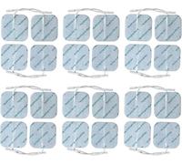 Blue Sensitive Skin TENS Electrode Pads 5x5cm - Nautral Medical Grade Hydro-Gel Hypoallergenic for Sensitive Skin Bumper Pack (24)