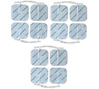 Blue Sensitive Skin TENS Electrode Pads 5x5cm - Nautral Medical Grade Hydro-Gel Hypoallergenic for Sensitive Skin Bumper Pack 12 Pieces