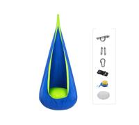 (Blue) Sensory Indoor Swing Therapy Swings For Adults Teens Autism Chair Hanging Adhd