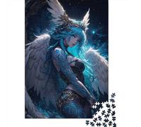 Blue Seraphim 1000-Piece Puzzle for Adults, 70x50cm/1000pcs, Smooth White Cardboard Pieces; Tabletop Time to Share with Good Company