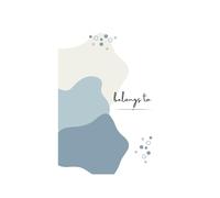 Blue Serenity Journal: A Minimalist 6×9 Lined Writing Notebook with Soft Blue Abstract Watercolor Accents - 100 Pages for Journaling, Notes, and Daily Reflection