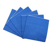 Blue Serviettes Napkins 33cm,20Pcs Party Paper Napkins Disposable,Beverage Luncheon Decorative Paper Napkins Soft Solid Colour Napkins Dinner Napkin Cocktail Napkins 2 Ply for Bar,Restaurant,Party