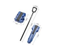 (Blue Set) X Beyblade Series Spin Manual Launcher For Kids Hobbyists Gifts Durable Toy