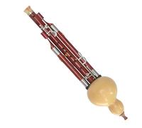 Blue Seven Hole Five Key Mahogany Gourd Flute In C Or Bb Or Other Keys(2)