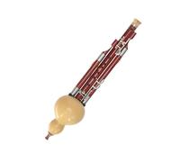 Blue Seven Hole Five Key Mahogany Gourd Flute In C Or Bb Or Other Keys(4)