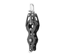 Blue Shark 57mm Single Swivel Fiddle Becket Aluminum Sailing Block Choose Quantity (1-Pack) 2317