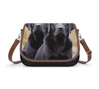 Blue Shark Crossbody Bags for Women Leather Handbags Travel Purses Shoulder Bags Tote Bag for Daily Use, Labrador Retriever Dog, One Size