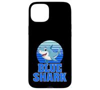 Blue Shark Family Reunion Squad First Last Name Case for iPhone 15 Plus