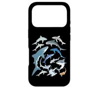 Blue Shark Mako Whale Shark Tiger Shark Types Case for iPhone 17 Pro