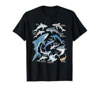 Blue Shark Mako Whale Shark Types T-Shirt