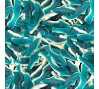 iLike! Blue Baby Sharks Gummy Candy, Made with Real Fruit Juice, 2 Pound Bag