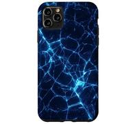 Blue Shattered Glass for Abstract Cracked Power energy Ice Case for iPhone 11 Pro Max