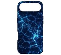 Blue Shattered Glass for Abstract Cracked Power energy Ice Case for iPhone Air