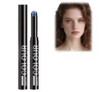 Blue Shimmer Cream Eye Shadow Stick Makeup,Smoky Cream Eye Shadow Pencil,E/ye Sh/adow Brightener Pencil,Matte E/ye Makeup Crayon,Silky Smooth Ey/e Highlight,Glitter Eyeshadow Sticks 18