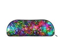 Blue Shining Stars Print Receive Bag Makeup Bag Cosmetic Bags Travel Storage Bag Toiletry Receive Bags Pencil Case Pencil Bag, Bright Beautiful Colorful Art, One Size