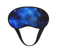 Blue Shining Stars Print Sleep Eye Mask Light Blocking Soft and Comfortable Night Eye Blinder for Women Men for Sleeping Travel Night Shift