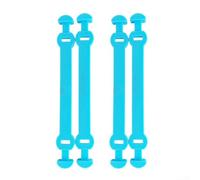 Blue Shock Absorber for Tennis Racket 4-Pack Soft | Soft silicone material, reduces for sting, enhances comfort, red color, fits all rackets