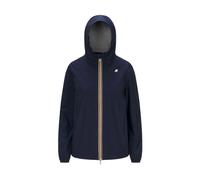 Blue Short Jacket Polyester, female, K-Way, Light Jackets, Blue, L, Jackets L